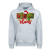 Heather Grey Christmas nanny claus Urban Hoodie - FaDigitalArtStudio