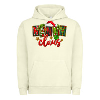 Pigment Pistachio Christmas nanny claus Urban Hoodie - FaDigitalArtStudio