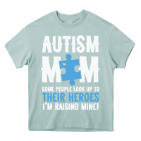 Arona lil autism mom Heavy Core Tee - CowhideDigitalArt