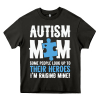 Asphalt lil autism mom Heavy Core Tee - CowhideDigitalArt