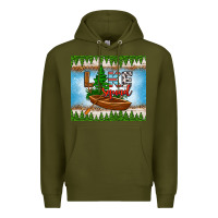 Army Green lake squad tumbler Premium Hoodie - HRA Design Shop