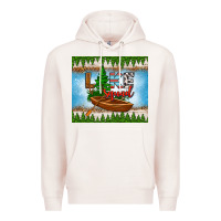 Pale Pink lake squad tumbler Premium Hoodie - HRA Design Shop
