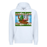 White lake squad tumbler Premium Hoodie - HRA Design Shop