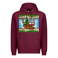 Burgundy lake squad tumbler Premium Hoodie - HRA Design Shop