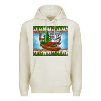 Oatmeal Heather lake squad tumbler Premium Hoodie - HRA Design Shop