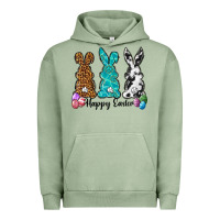 Pigment Oil Green Western happy easter peeps Urban Hoodie - Neo Western