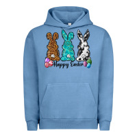 Pigment Pebble Blue Western happy easter peeps Urban Hoodie - Neo Western