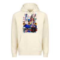 Sandshell 4th of July gnomes truck Premium Hoodie - CowGirlArtShop