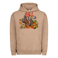 Pigment Burro Fall Vibes Squirrel Urban Hoodie - CowhideDigitalArt