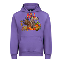 Tulip Fall Vibes Squirrel Urban Hoodie - CowhideDigitalArt