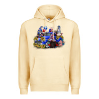 Pina Colada 4th of July gnomes with truck Premium Hoodie - CowGirlArtShop