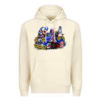 Sandshell 4th of July gnomes with truck Premium Hoodie - CowGirlArtShop