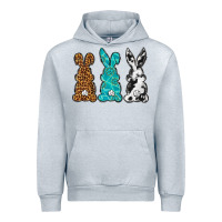 Heather Grey Western Happy Easter peeps Urban Hoodie - Neo Western