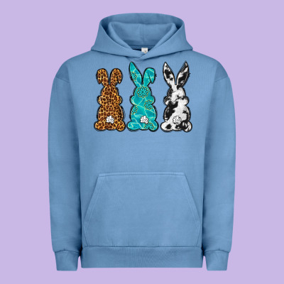 Western Happy Easter Peeps Urban Hoodie Designed By Neo Western