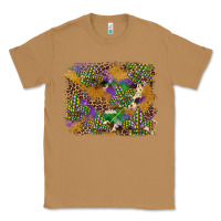 Toasted Coconut mardi gras plaid purple glitter cowhide  leopard Classic Tee - FaDigitalArtStudio