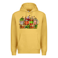Antique Gold hot cocoa Premium Hoodie - CowhideDigitalArt