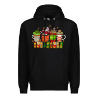 Black hot cocoa Premium Hoodie - CowhideDigitalArt
