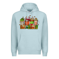 Blue Mist hot cocoa Premium Hoodie - CowhideDigitalArt