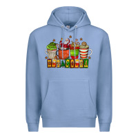 Colony Blue hot cocoa Premium Hoodie - CowhideDigitalArt