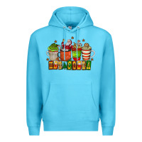 Ocean Blue hot cocoa Premium Hoodie - CowhideDigitalArt