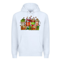 White hot cocoa Premium Hoodie - CowhideDigitalArt