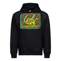 Black the lake is my happy place Urban Hoodie - HRA Design Shop