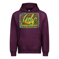 Mauve Wine the lake is my happy place Urban Hoodie - HRA Design Shop