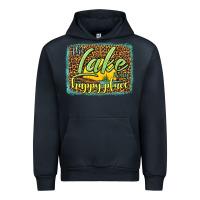 Navy the lake is my happy place Urban Hoodie - HRA Design Shop