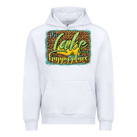 White the lake is my happy place Urban Hoodie - HRA Design Shop