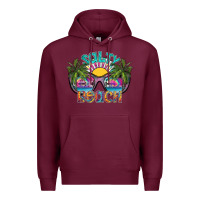 Burgundy salty beach Premium Hoodie - SublimationCraftShop