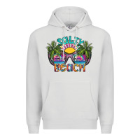 Dove Grey salty beach Premium Hoodie - SublimationCraftShop