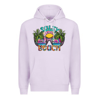 Lilac salty beach Premium Hoodie - SublimationCraftShop