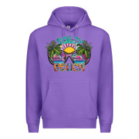 Purple salty beach Premium Hoodie - SublimationCraftShop