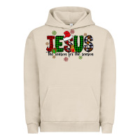 Pigment French Oak jesus the season for the season Urban Hoodie - CowhideDigitalArt