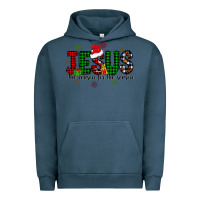 Pigment Midnight Navy jesus the season for the season Urban Hoodie - CowhideDigitalArt