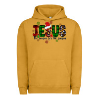 Pigment Peanut Butter jesus the season for the season Urban Hoodie - CowhideDigitalArt