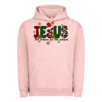 Pigment Salmon jesus the season for the season Urban Hoodie - CowhideDigitalArt