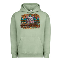 Pigment Oil Green mom pig Urban Hoodie - SublimationCraftShop
