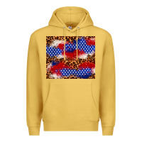 Antique Gold 4th of July USA flag leopard 20oz tumbler Premium Hoodie - Neo Western
