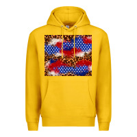 Lemon 4th of July USA flag leopard 20oz tumbler Premium Hoodie - Neo Western