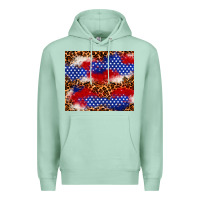 Seafoam 4th of July USA flag leopard 20oz tumbler Premium Hoodie - Neo Western