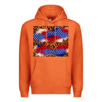 Carrot 4th of July USA flag leopard 20oz tumbler Premium Hoodie - Neo Western