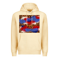 Pina Colada 4th of July USA flag leopard 20oz tumbler Premium Hoodie - Neo Western