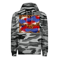 Slate Camo 4th of July USA flag leopard 20oz tumbler Premium Hoodie - Neo Western