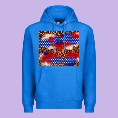 4th Of July Usa Flag Leopard 20oz Tumbler Premium Hoodie Designed By Neo Western