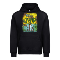 Black let's go jump in the lake Urban Hoodie - HRA Design Shop
