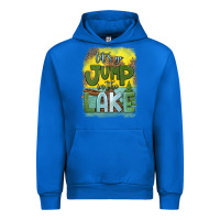 Cobalt let's go jump in the lake Urban Hoodie - HRA Design Shop