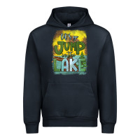 Navy let's go jump in the lake Urban Hoodie - HRA Design Shop