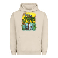 Pigment French Oak let's go jump in the lake Urban Hoodie - HRA Design Shop
