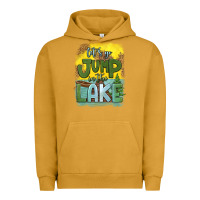 Pigment Peanut Butter let's go jump in the lake Urban Hoodie - HRA Design Shop